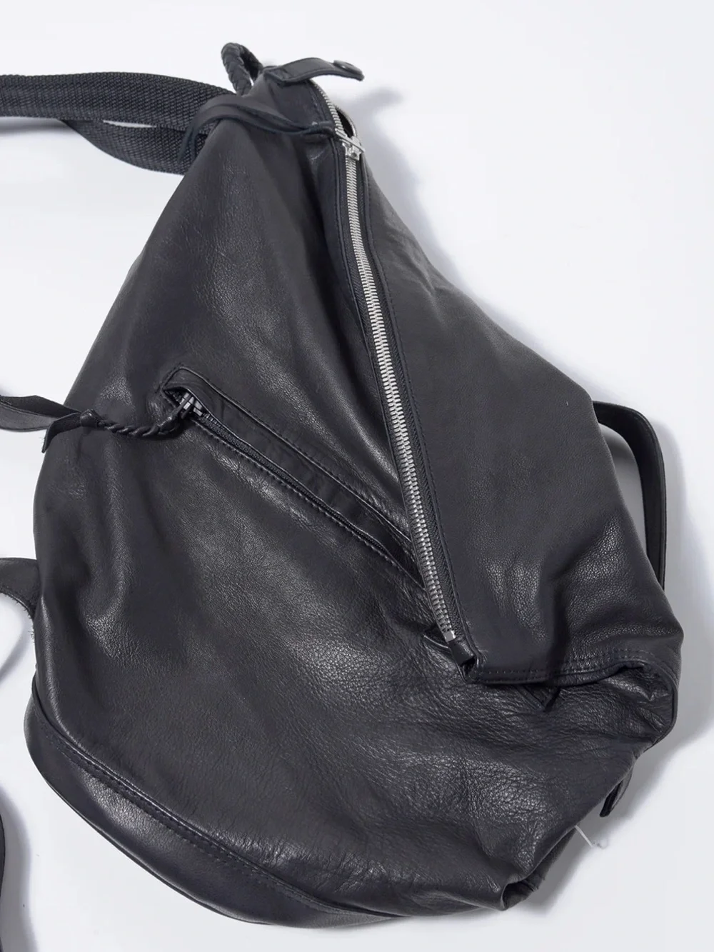 KmRii 2202-BG01 Hand Stitch Triangle Backpack